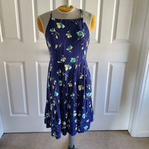 Casual floral dress.